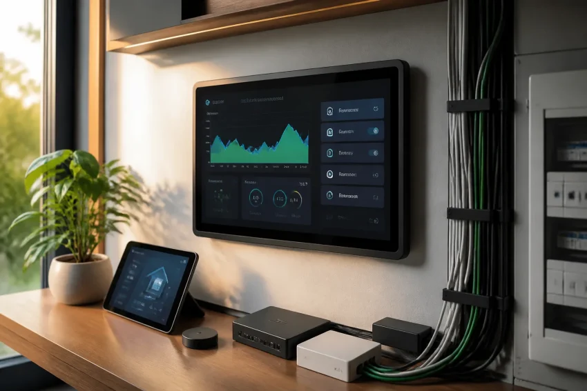 AI-powered automation reducing energy waste and repetitive tasks