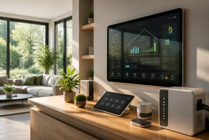 Smart energy automation system with AI technology and data visualization