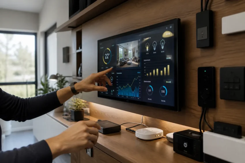 Smart home automation interface with personalized AI routines