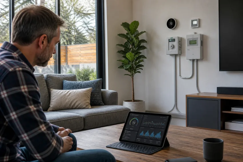Smart home energy audit using AI with digital device analysis