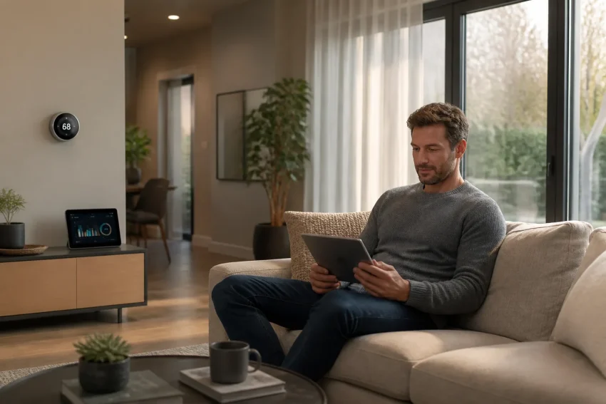 Smart home energy management system with digital controls