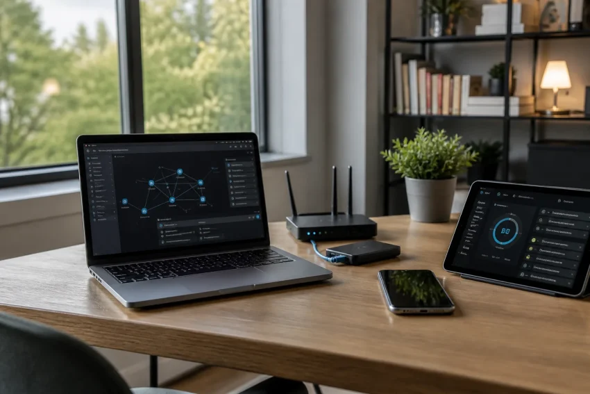 Secure guest Wi-Fi network with isolated connected devices