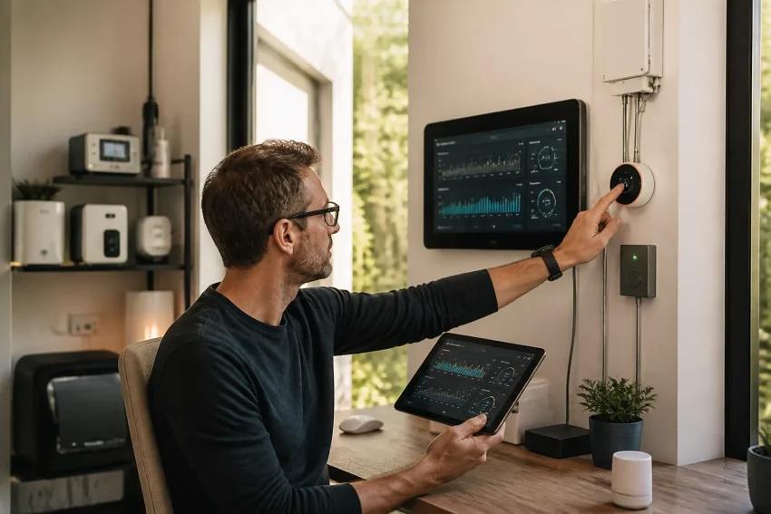 Smart home energy management system coordinating connected devices