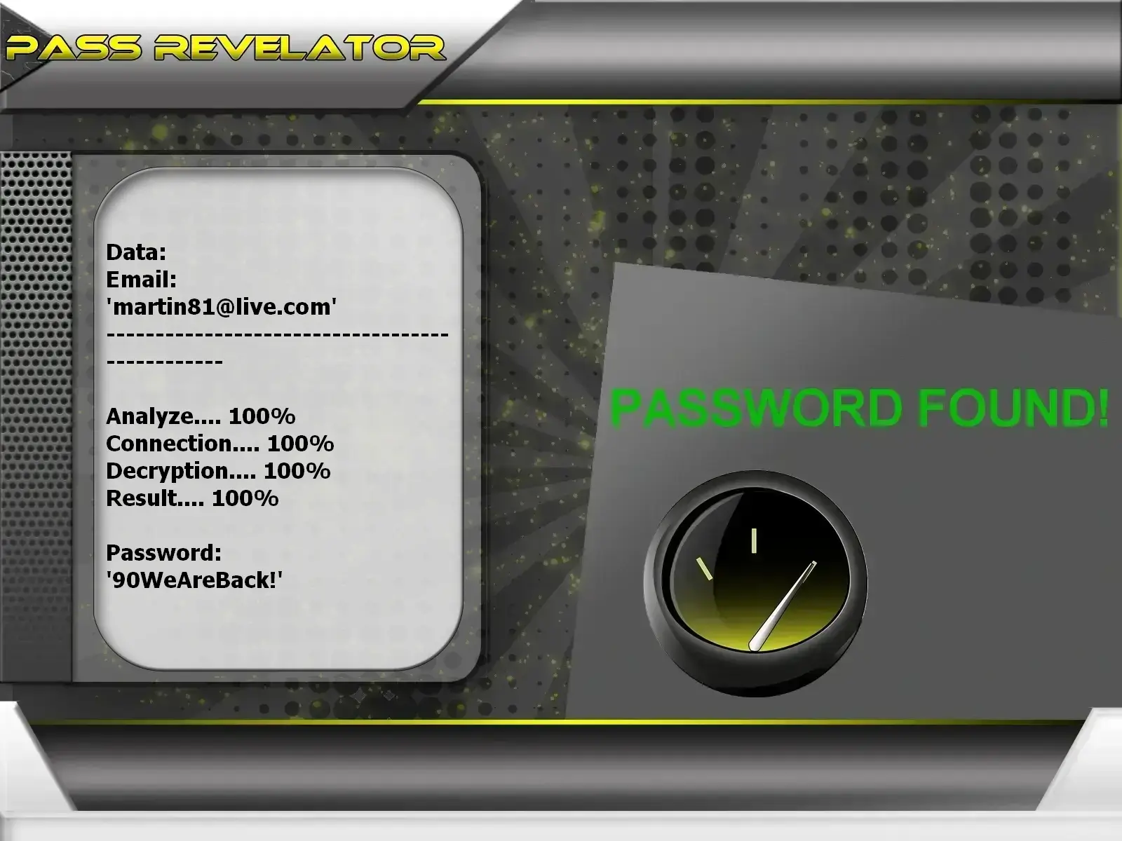 Hack an Outlook password