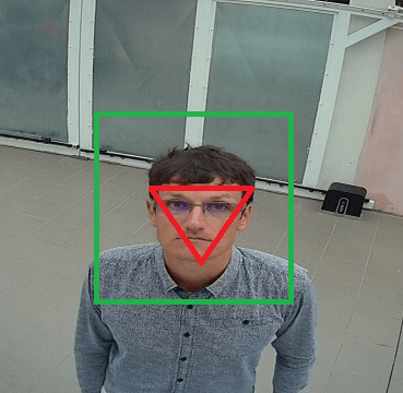 Facial recognition access control system for automatic gate