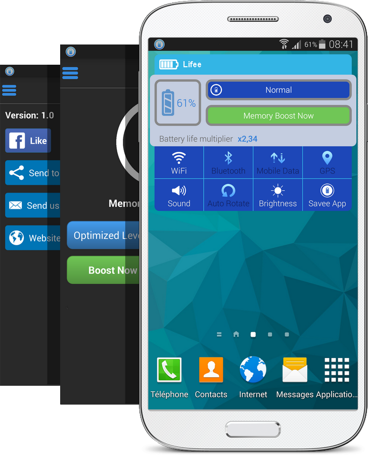 Lifee app - Extend your smartphone battery life