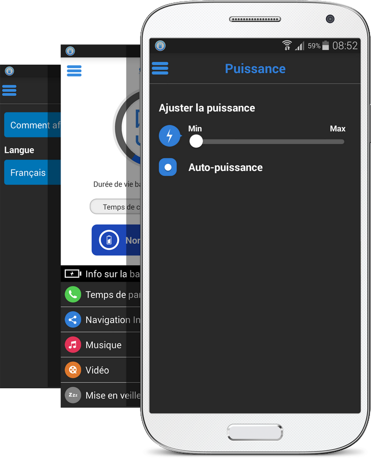 Lifee gère la puissance CPU/GPU pour économiser la batterie