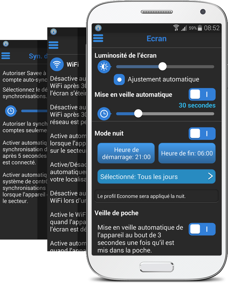 Application Lifee - Augmentez la durée de votre batterie de smartphone