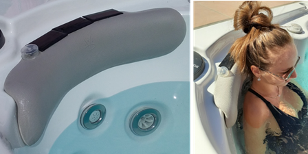 Autonomous solar-powered neck massager for spa and relaxation